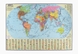 Політична карта світу, М1:54 000 000, карта стінна/настільна, 65х45 см, укр.,картон/ламінована (2000904439515) Фото 1 з 2