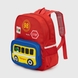 Рюкзак для мальчика 813 Красный (2000990304360A) Фото 1 из 7