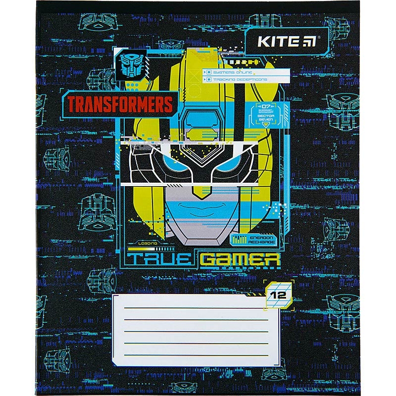 Фото Набор тетрадей Kite TF22-235 Transformers 12 листов 25 шт (2000989906728)
