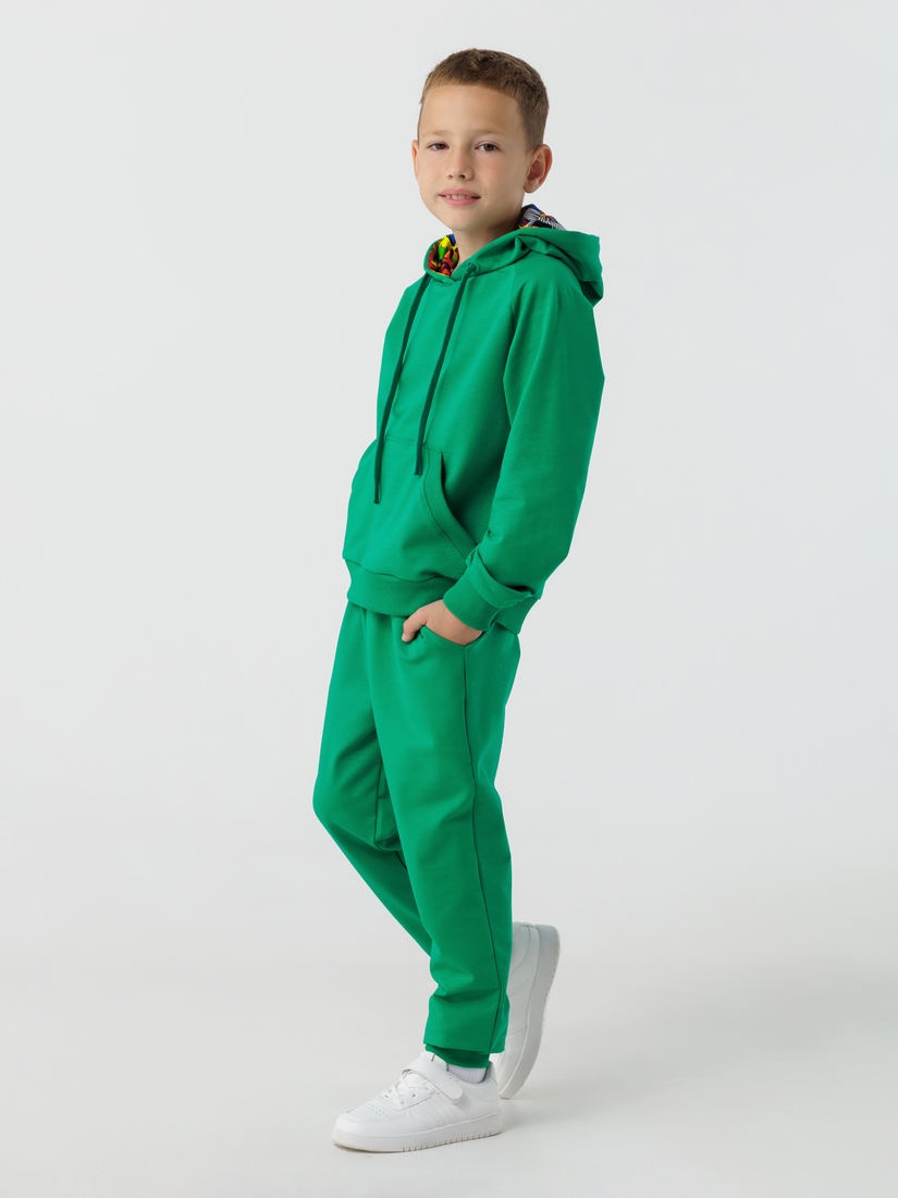 Фото Костюм худі+штани дитячий Dinomin DM2401 140 см Зелений (2000990557896D)