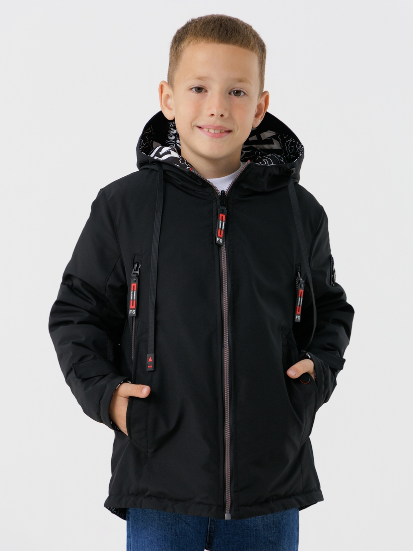 Фото Куртка для хлопчика B35 110 см Чорний (2000990284631D)
