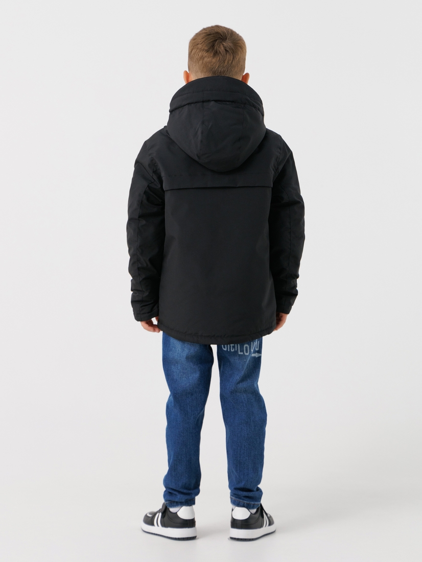 Фото Куртка для мальчика B35 134 см Черный (2000990284730D)