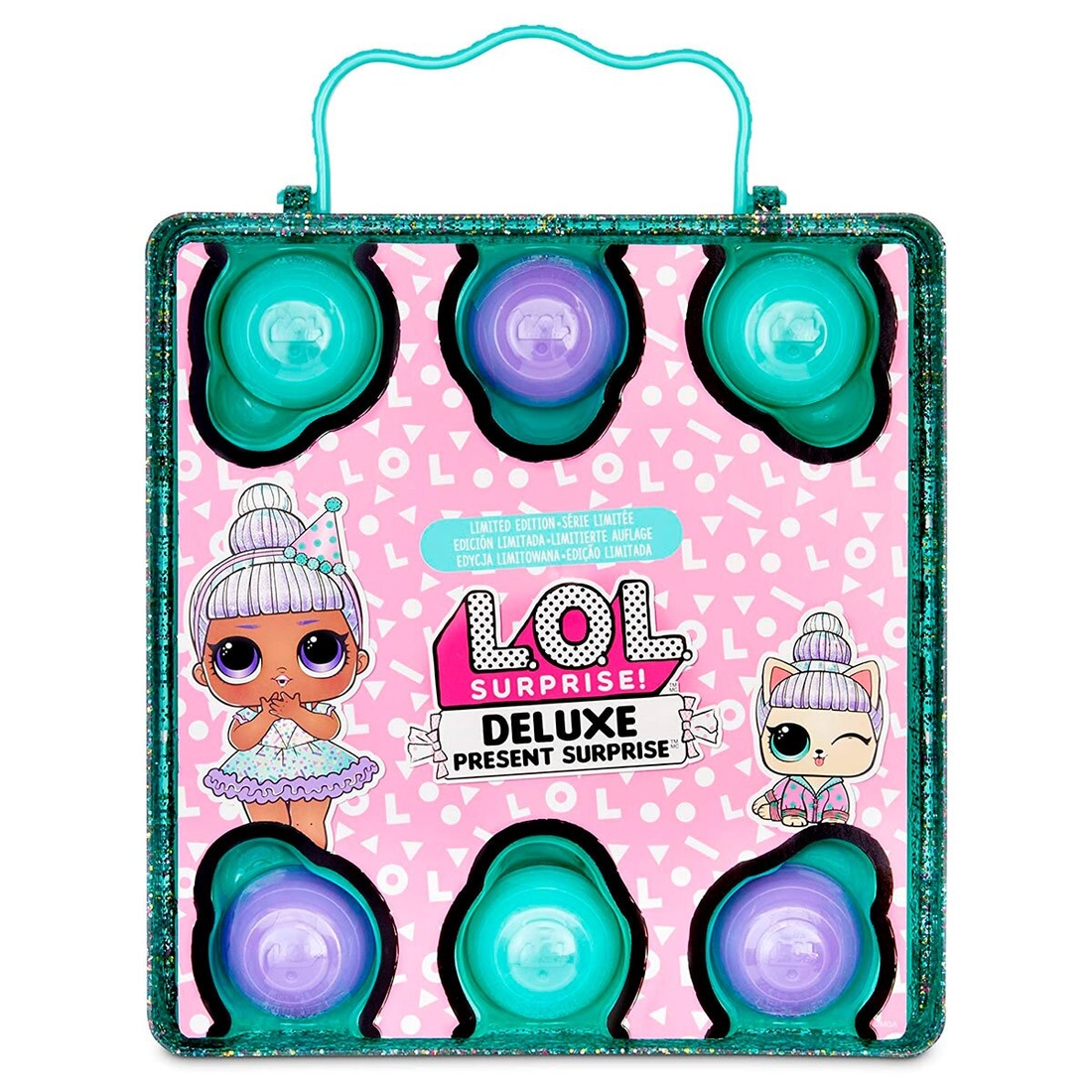 Фото Игровой набор с эксклюзивной куклой L.O.L. Surprise! серии Present Surprise - Суперподарок бирюзовый (570707)