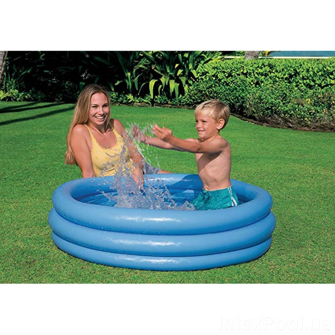 Фото Дитячий надувний басейн «Кристал» Intex 59416 (6903100045015)