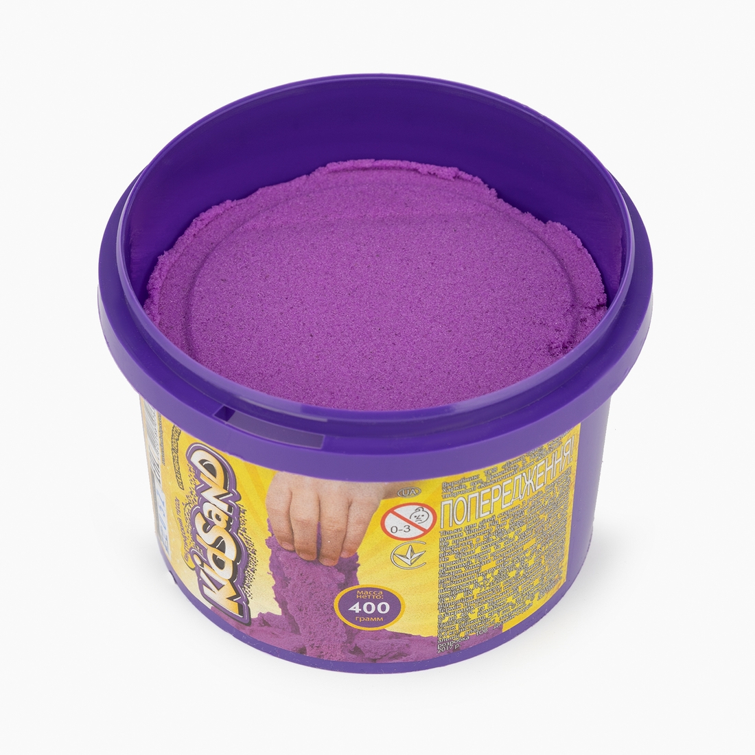 Фото Кинетический песок KidSand Danko Toys KS-01-06 Фиолетовый (2000989844303)