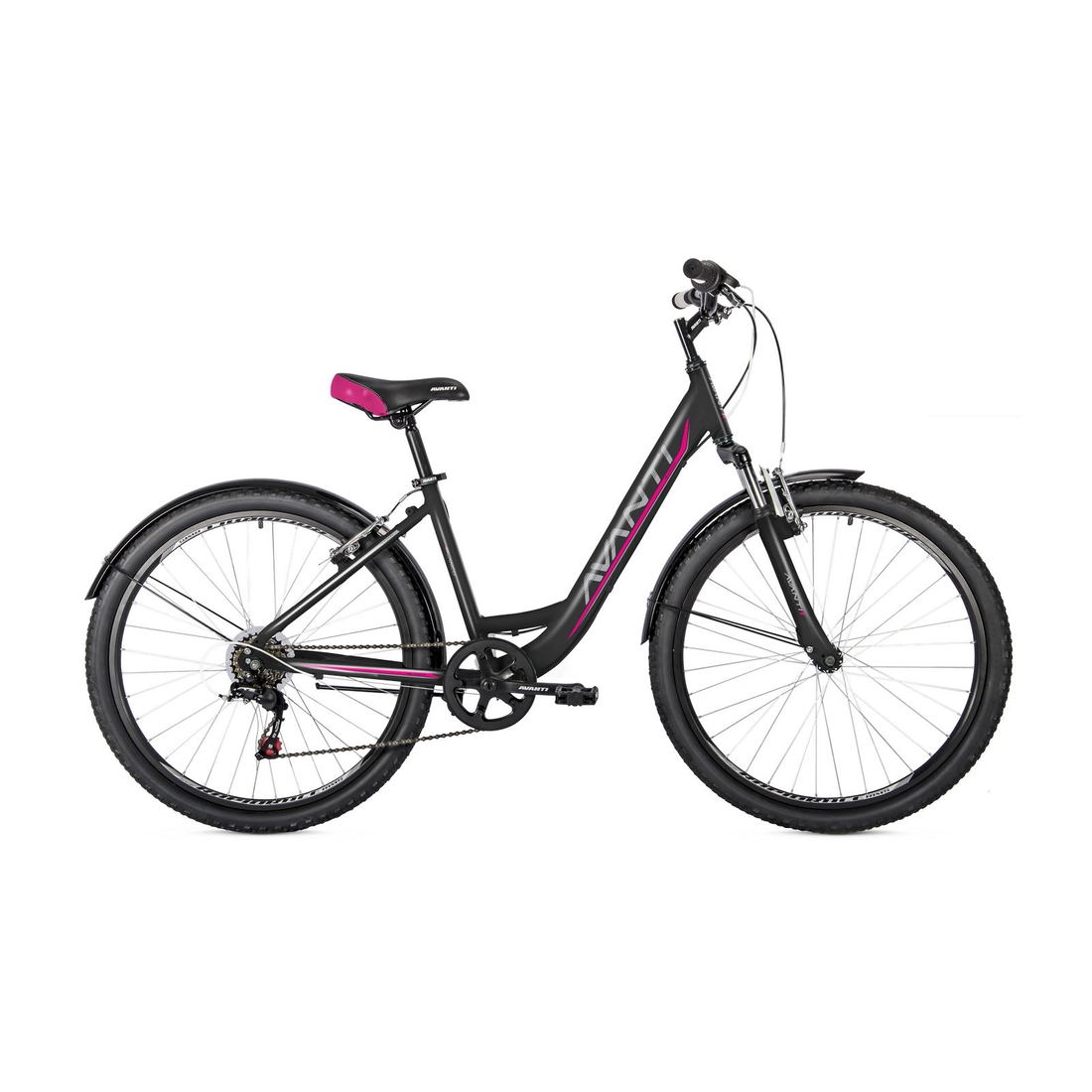 Фото Велосипед BLANCO 6SPD 26 черно розовый (2000904429301)