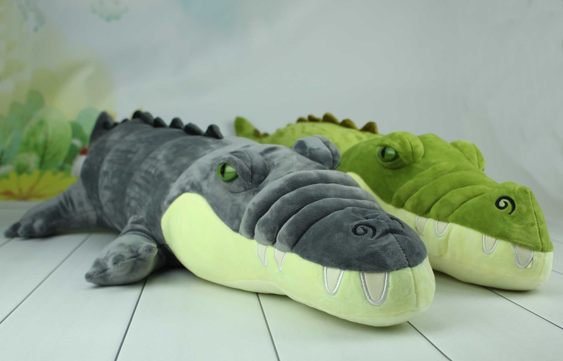 Фото Обіймашка крокодил 1 зелен. 1м 21501 (2000904554058)