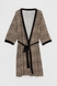 Комплект халат+сорочка жіночий Atik 634 M/L Леопардовий (2000990159281A) Фото 14 з 25
