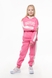 Костюм для дiвчинки ANGELOS 1035 худі+штани 140 см Рожевий (2000990148162W) Фото 1 з 20