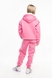 Костюм для дiвчинки ANGELOS 1035 худі+штани 140 см Рожевий (2000990148162W) Фото 3 з 20