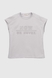 Костюм футболка + шорти однотонний жіночий MDG 24729 L Сірий (2000990404077S) Фото 11 з 18
