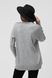 Пуловер однотонный женский Park karon 8008 One Size Серый (2000989928263D) Фото 2 из 12