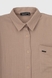 Рубашка однотонная для девочки LocoLoco 9078 128 см Бежевый (2000990348395S) Фото 9 из 13