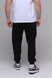 Спортивні штани чоловічі прямі Tommy life 84679-B 52 Чорний (2000989488668D) Фото 4 з 15