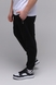 Спортивні штани чоловічі прямі Tommy life 84679-B 44 Чорний (2000989488620D) Фото 3 з 15