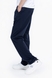 Спортивні штани однотонні прямі чоловічі Tommy life 84954 M Синій (2000989670995D) Фото 1 з 9