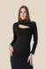 Сукня однотонна жіноча LAWA WTC02345 XL Чорний (2000990213938D)(LW) Фото 2 з 10