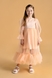 Платье нарядное для девочки Wecan 24036 128 см Персиковый (2000990305305A) Фото 3 из 15