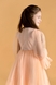 Платье нарядное для девочки Wecan 24036 128 см Персиковый (2000990305305A) Фото 6 из 15