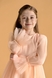 Платье нарядное для девочки Wecan 24036 128 см Персиковый (2000990305305A) Фото 5 из 15