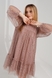 Сукня з принтом для дівчинки MAGO 240522 152 см Кавовий (2000990347282D) Фото 1 з 16