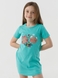 Нічна сорочка для дівчинки Mini Moon 6220 158-164 см Зелений (2000990500526A) Фото 3 з 13