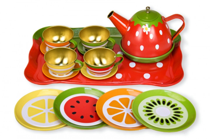 Фото Набор посуды чайник, чашки, блюдца 966-A1 (6952005384170)