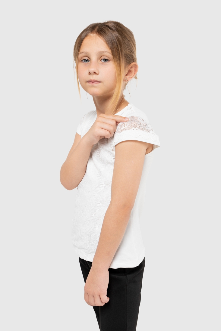 Фото Блуза для девочки Perix 4001 152 см Молочный (2000989916017D)