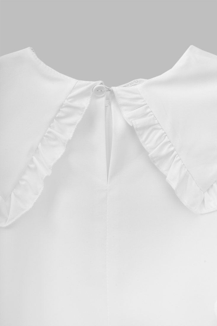 Фото Блуза однотонна для дівчинки MyChance 2415 116 см Білий (2000990619150D)
