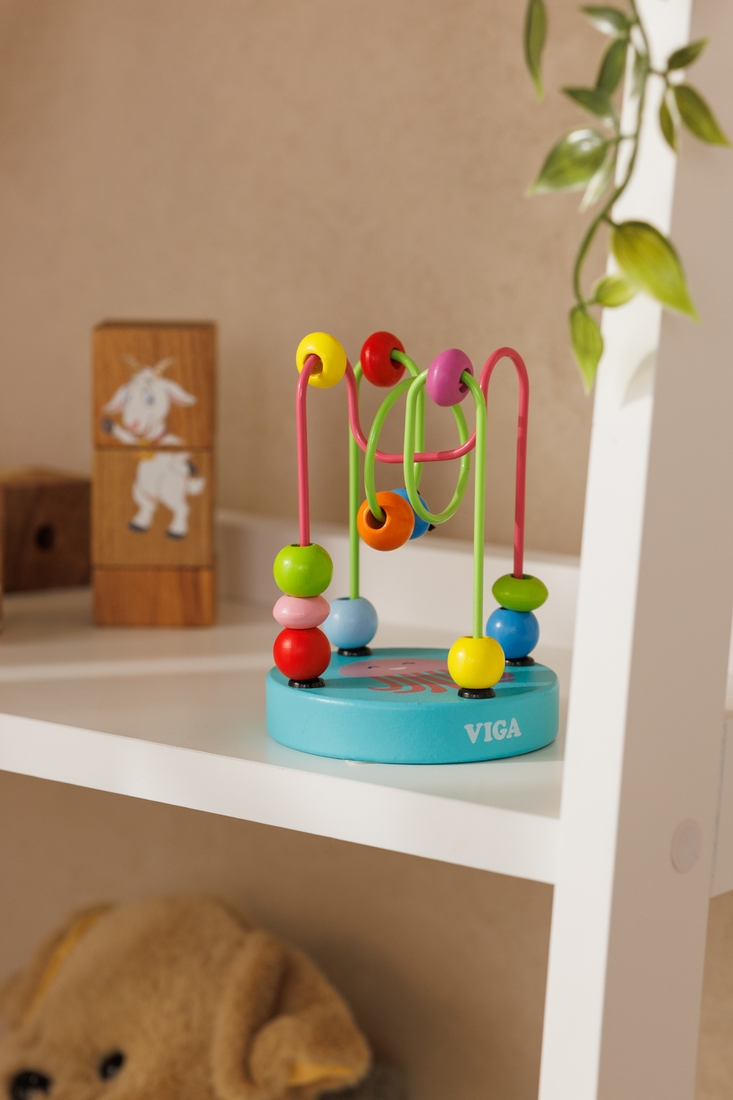 Фото Деревянный лабиринт Мини Viga Toys 50047 Разноцветный (6934510500474)