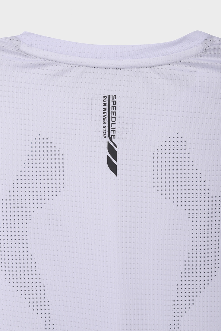 Фото Фитнес футболка однотонная мужская Speed Life XF-1506 S Белый (2000989516552A)