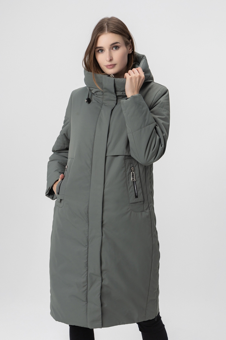 Фото Куртка зимова жіноча Meajiateer 23165 XL Хакі (2000989868187W)