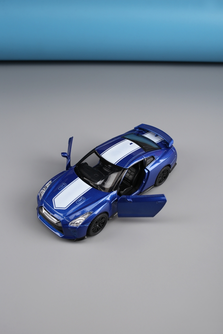 Фото Машина "АВТОПРОМ" Nissan GT-R (R35) 1:42 4353 Синий (2000989484257)