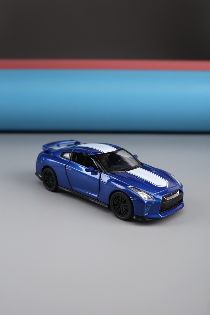 Фото Машина "АВТОПРОМ" Nissan GT-R (R35) 1:42 4353 Синий (2000989484257)