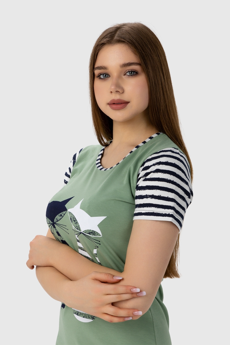 Фото Нічна сорочка жіноча Nicoletta 83425 XL Зелений (2000990160447А)