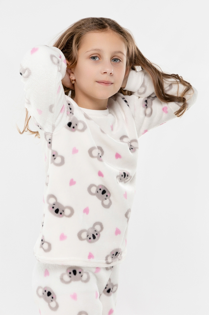 Фото Пижама для девочки Фламинго 855-910 KOALA 98-104 см Молочный (2000990225795A)