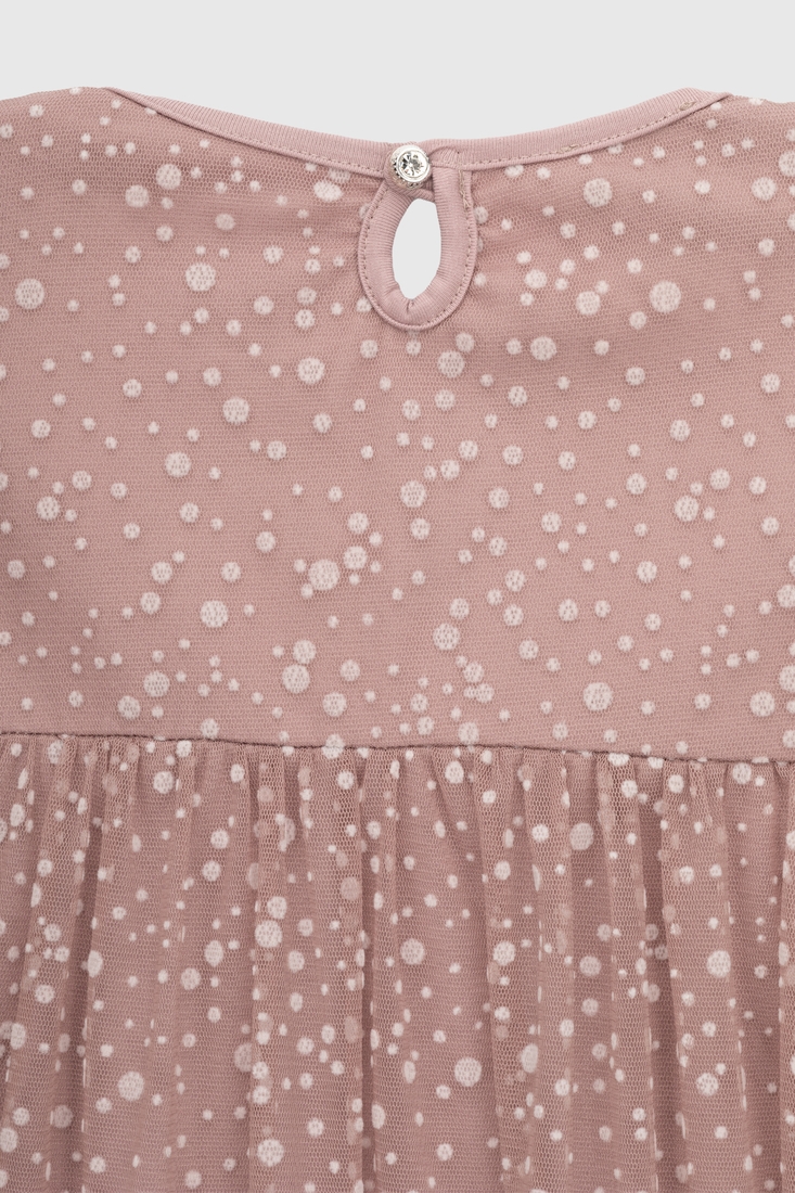 Фото Платье с принтом для девочки MAGO 240522 164 см Кофейный (2000990347312D)