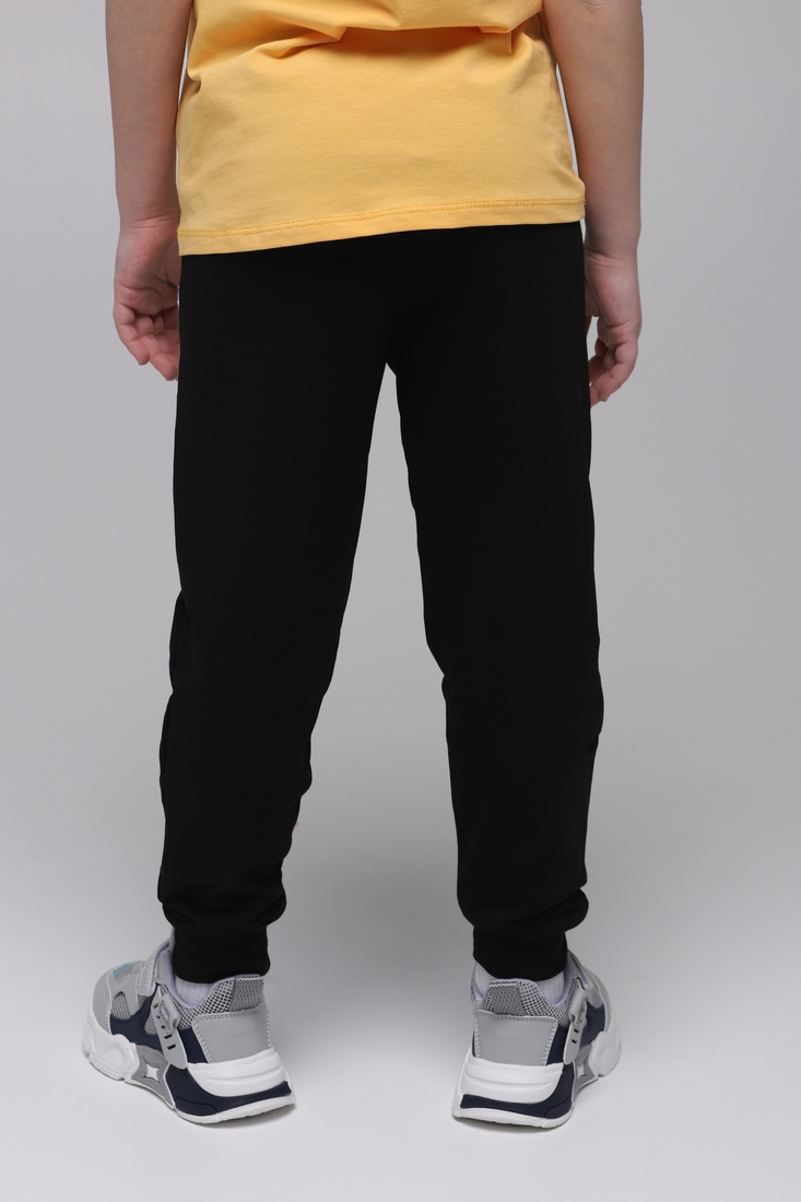 Фото Спортивные штаны для мальчика с принтом Pitiki 1001-1 128 см Черный (2000989523857D)