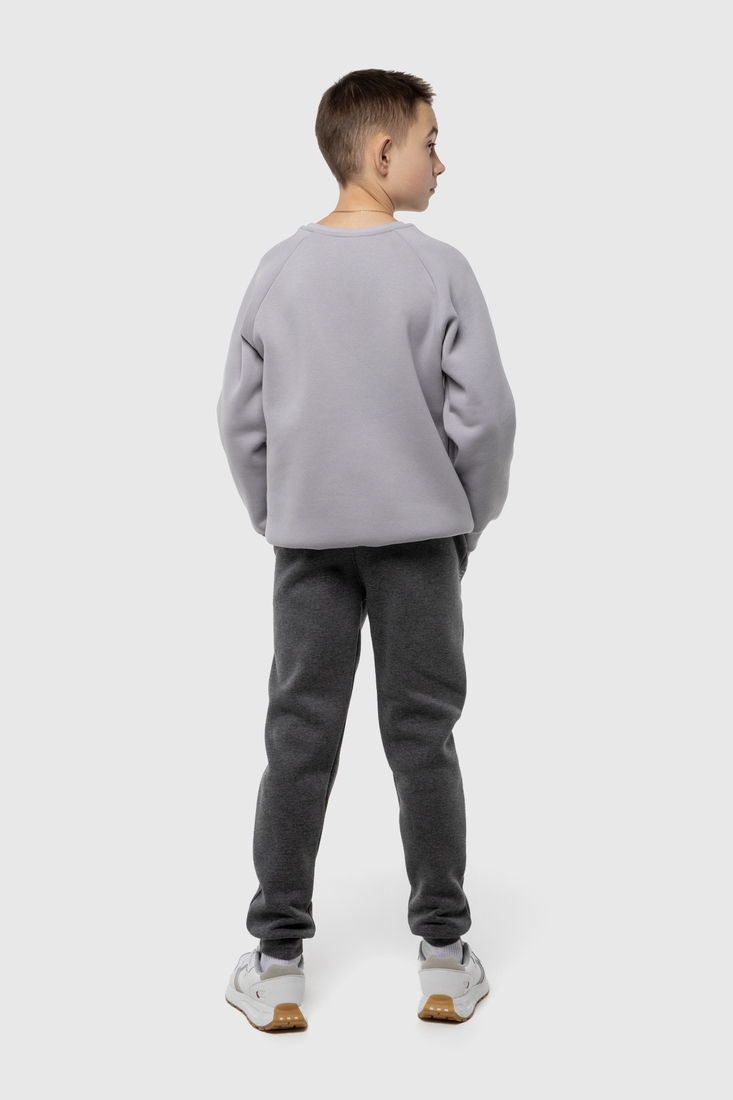 Фото Спортивні штани з принтом для хлопчика Atescan 1105 158 см Графітовий (2000990262844W)