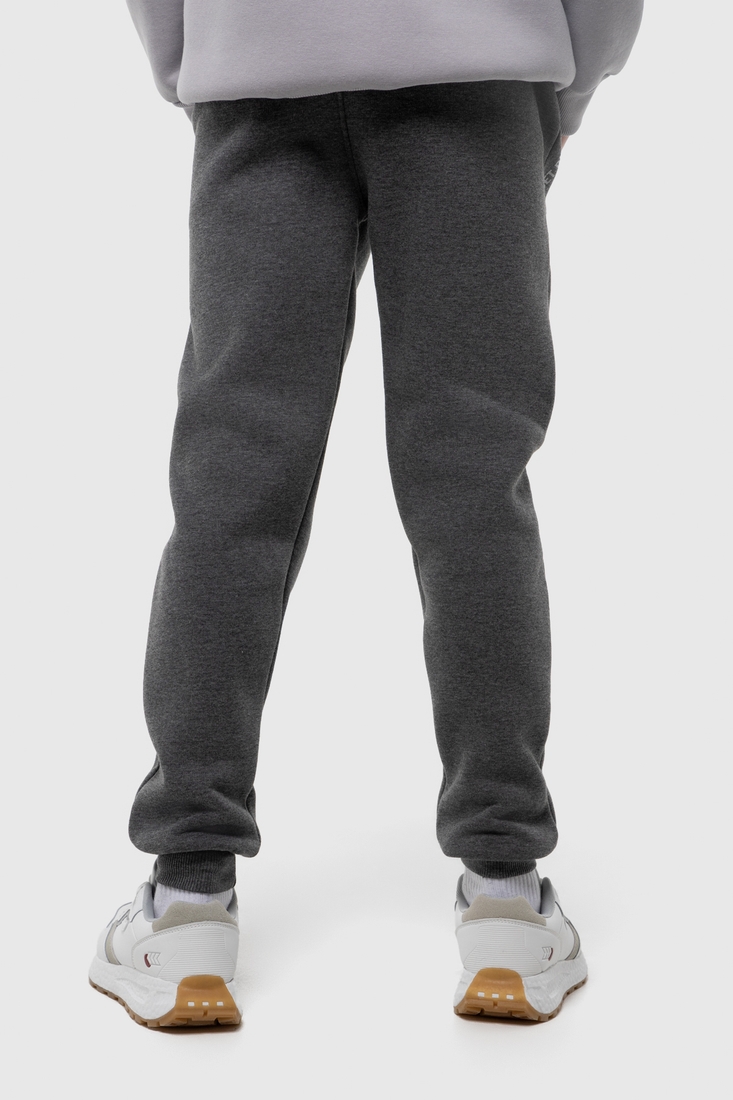 Фото Спортивні штани з принтом для хлопчика Atescan 1105 158 см Графітовий (2000990262844W)