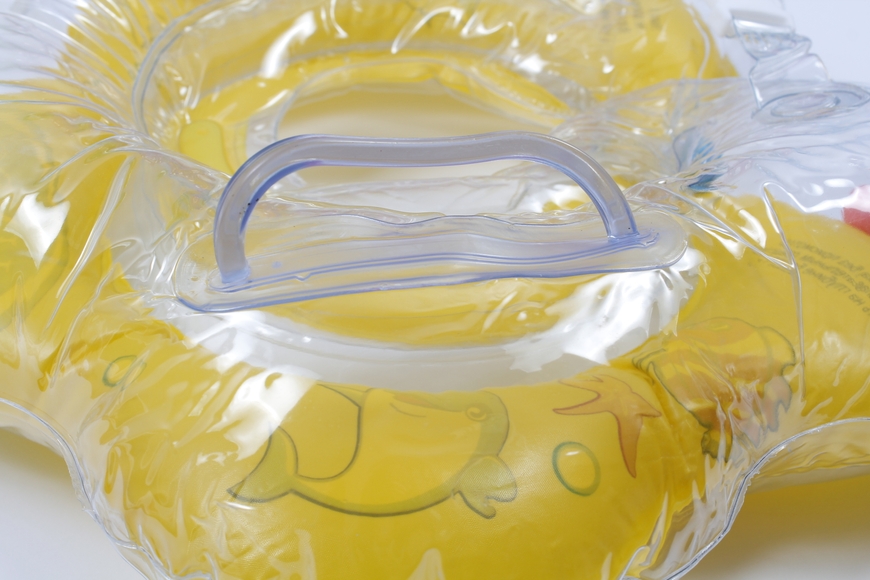 Фото Круг для купання немовлят жовтий LN-1558 (8914927015585)