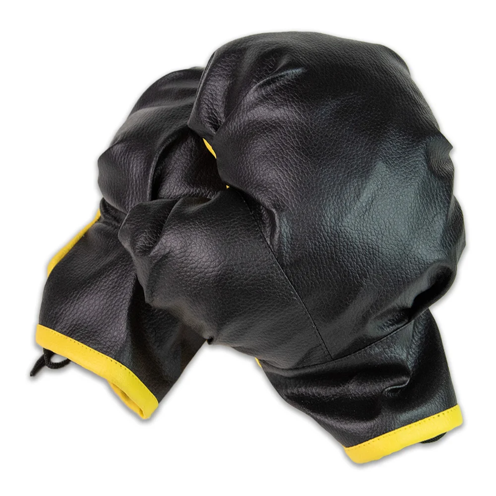 Фото Боксерские перчатки NEW Strateg Желто-черный (2000990184979)