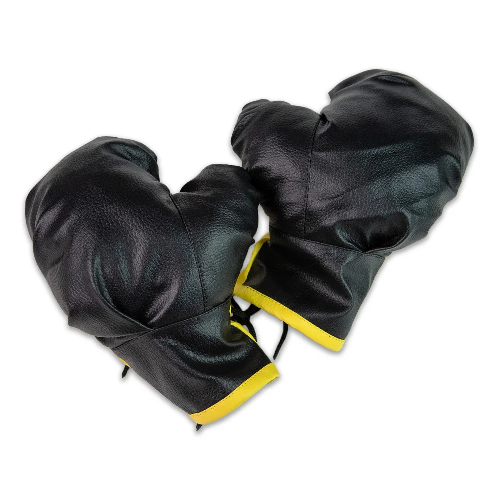 Фото Боксерські рукавички NEW Strateg Жовто-чорний (2000990184979)