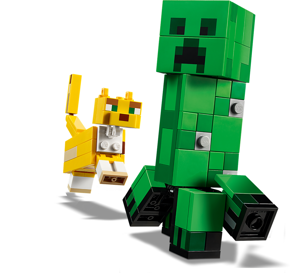 Фото Конструктор LEGO Minecraft Крипер и Оцелот (21156)