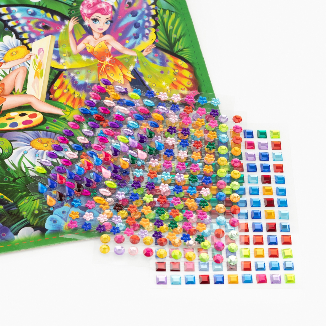 Фото Мозаика из кристаллов "Crystal mosaic kids Фея" Danko Toys CRMk-01-09 Разноцветный (2000989844853)