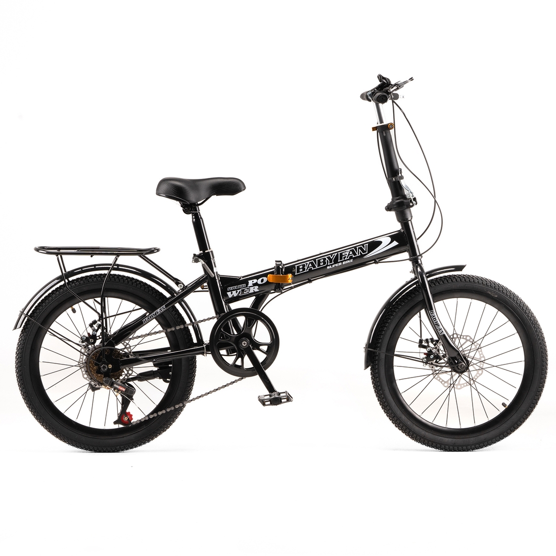 Фото Складной велосипед детский WANOIDA LDI715 20" Черный (2000989566632)