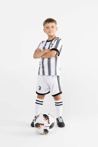 Фото Футбольна форма для хлопчика BLD JEEP 116 см Чорно-білий (2000989681366A)
