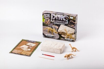 Набір для проведення розкопок "Dino excavation" динозаврики укр. 7513 DEX-01-04,05,06 (2000902339039)