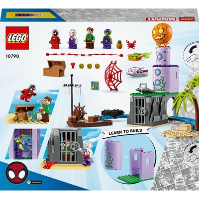 Конструктор LEGO Marvel Команда Паука на маяке Зеленого Гоблина 10790 (5702017424156)