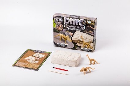 Фото Набор для проведения раскопок "Dino excavation" динозаврики укр. 7513 DEX-01-04,05,06 (2000902339039)